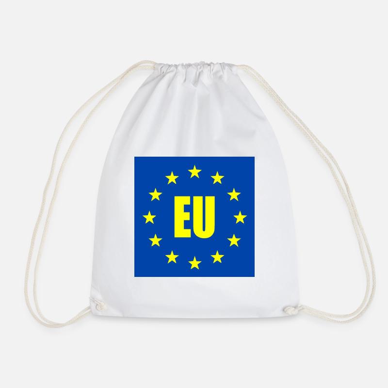 Eu - europa - Turnbeutel - Weiß
