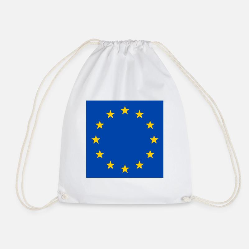 Drapeau de l’Europe - Sac de sport léger - blanc