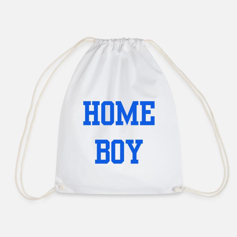HB Home Boy Hamburg - Drawstring Bag - white