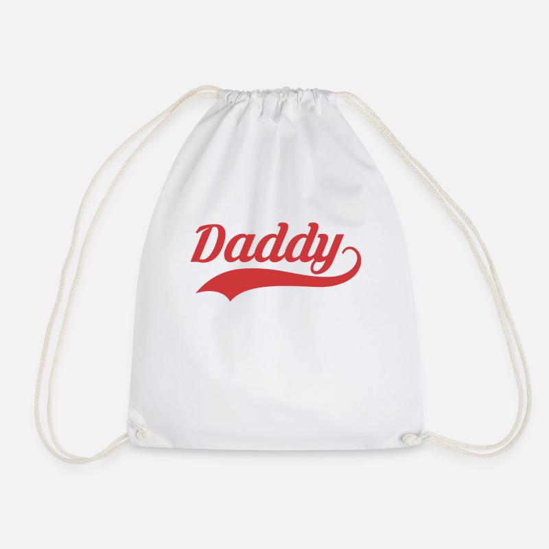 DADDY - Drawstring Bag - white