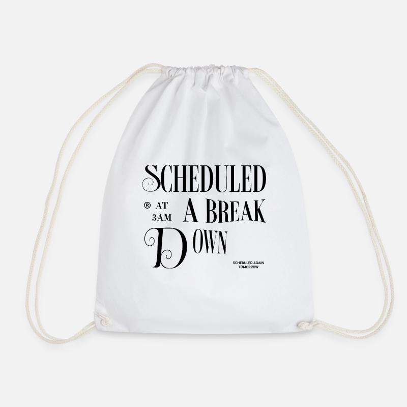 Scheduled Breakdown - Turnbeutel - Weiß