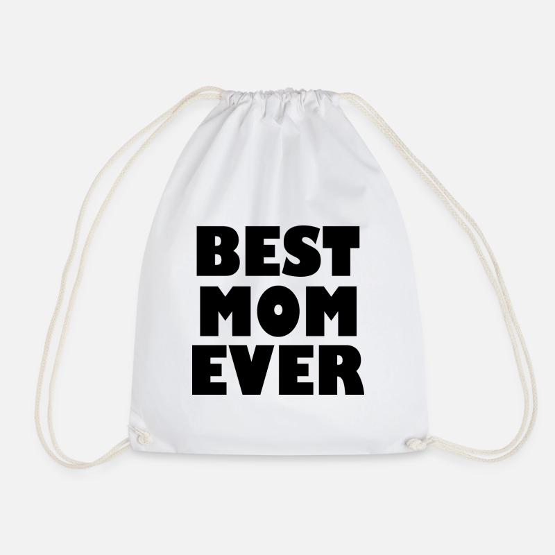 Best mom ever - Turnbeutel - Weiß