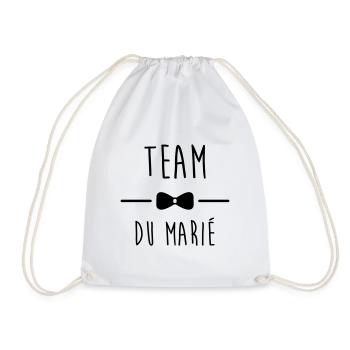 team du marié, enterrement de vie de garçon, EVG - Sac de sport léger - blanc - Devant