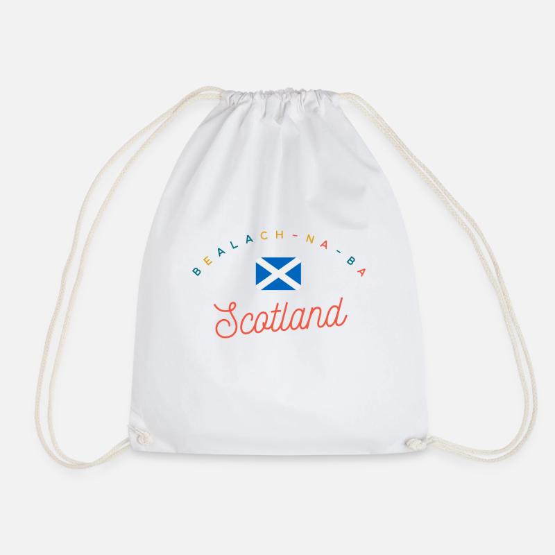 Schottland bealach na ba - Turnbeutel - Weiß