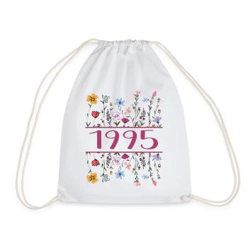 1995 Legendary Since 1995 Birthday 1995 Women - Drawstring Bag - white - Front