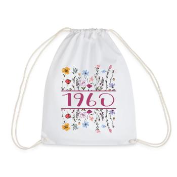 1960 Légendaire Depuis 1960 Anniversaire 1960 Femmes - Sac de sport léger - blanc - Devant