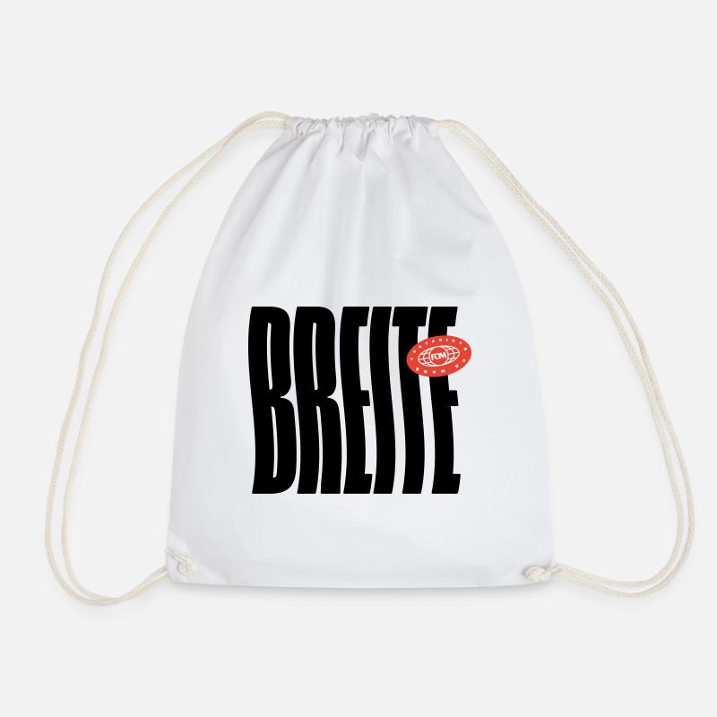 Width Basel - Drawstring Bag - white