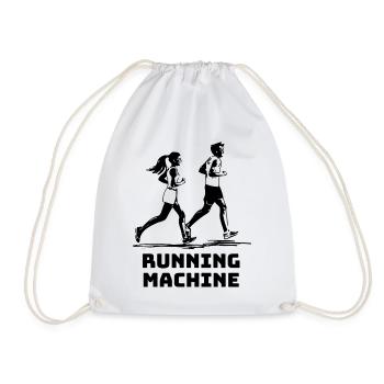 RUNNING MACHINE - Turnbeutel - Weiß - Vorne