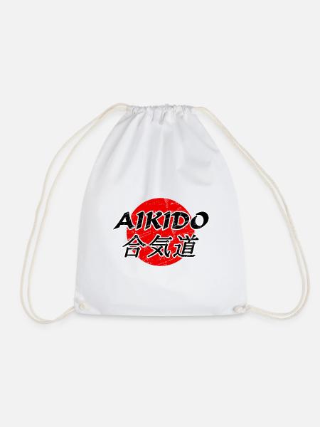 Aikido - Turnbeutel - Weiß