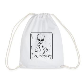 Alien - Turnbeutel - Weiß - Vorne