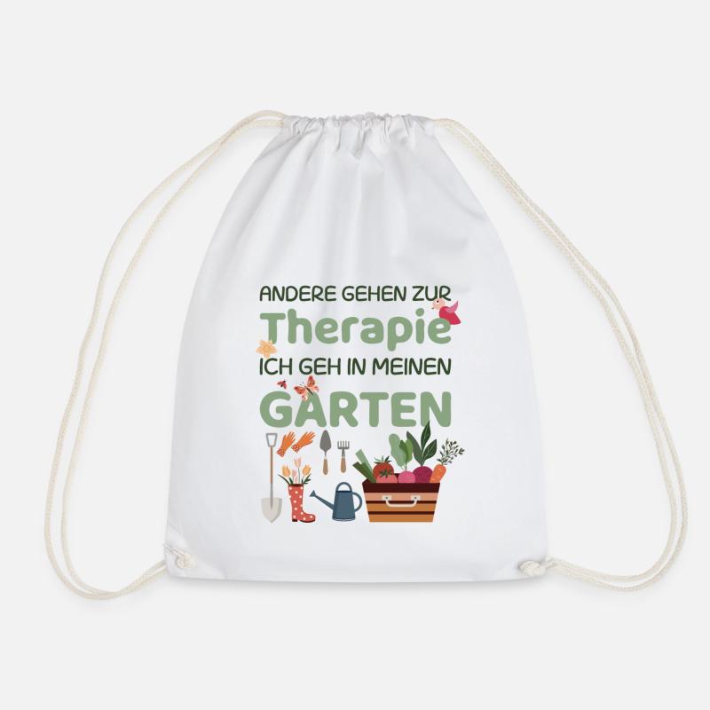 Therapie Garten - Turnbeutel - Weiß