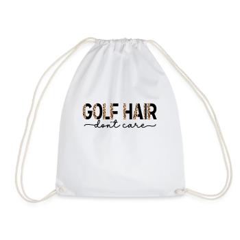 Golf Hair Don’t Care Golf Lover Funny Cute - Sac de sport léger - blanc - Devant