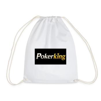 Pokerking Gold-Logo - Turnbeutel - Weiß - Vorne