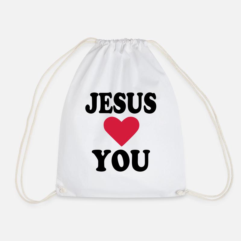 Jesus - Turnbeutel - Weiß