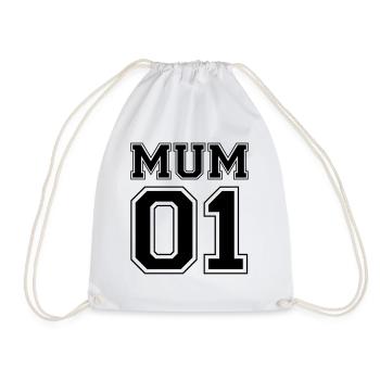 Mum number 01 - Sac de sport léger - blanc - Devant