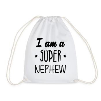 Niece Nephew Nichte Neffe Nièce Neveu Baby - Drawstring Bag - white - Front