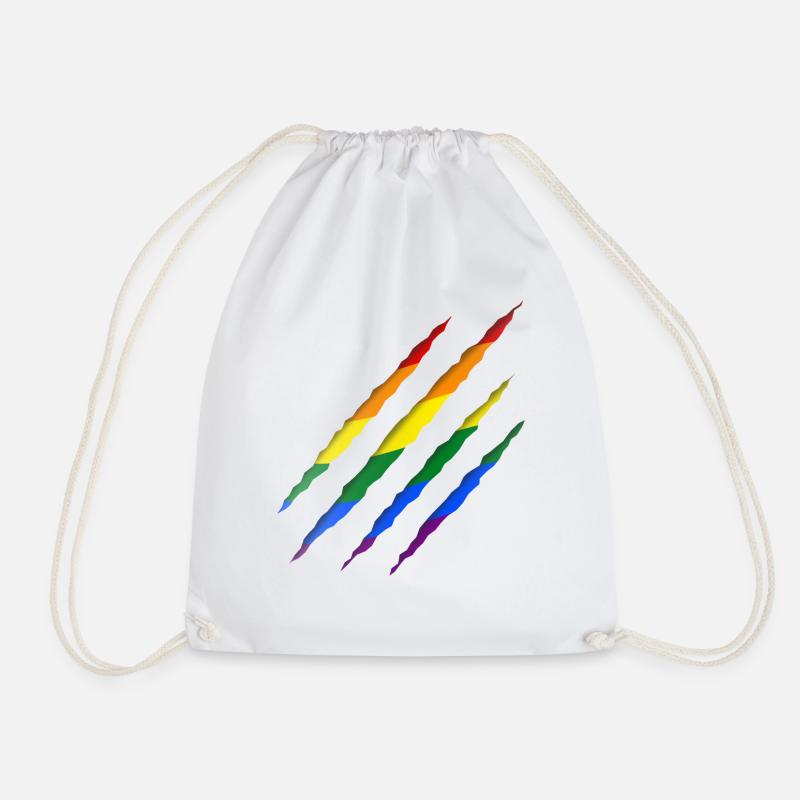 LGBTQ - Turnbeutel - Weiß