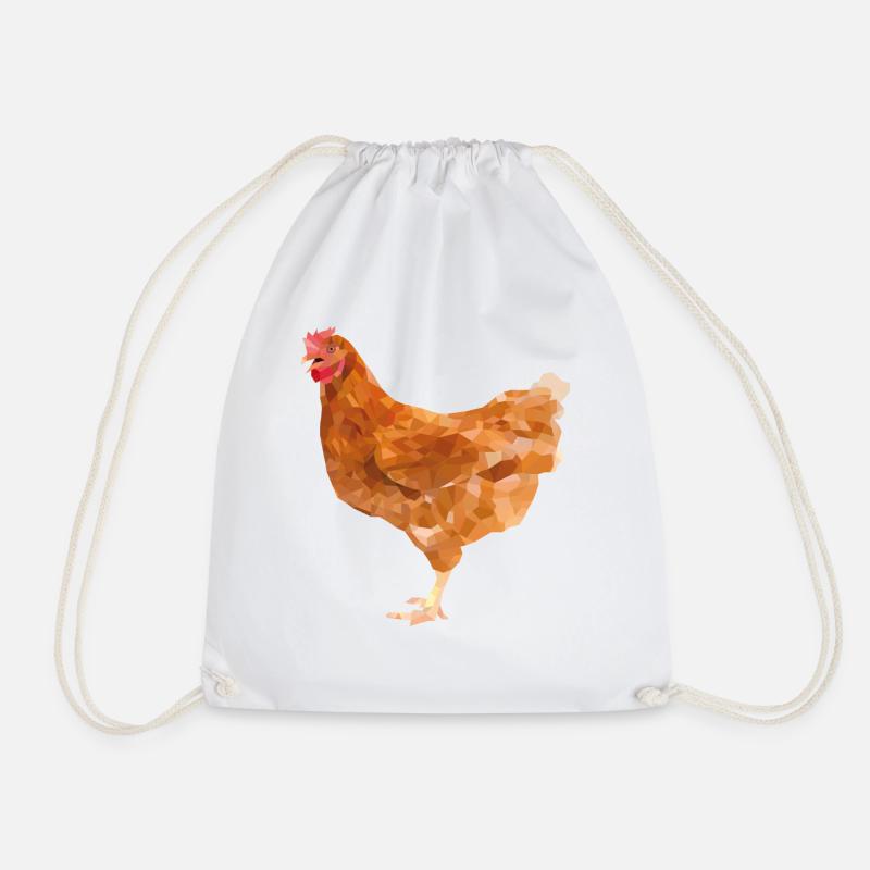 Huhn - Turnbeutel - Weiß