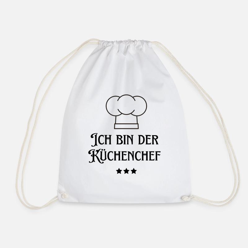 Ich bin der Küchenchef Chef - Turnbeutel - Weiß