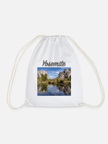 Yosemite Fluss - Turnbeutel - Weiß