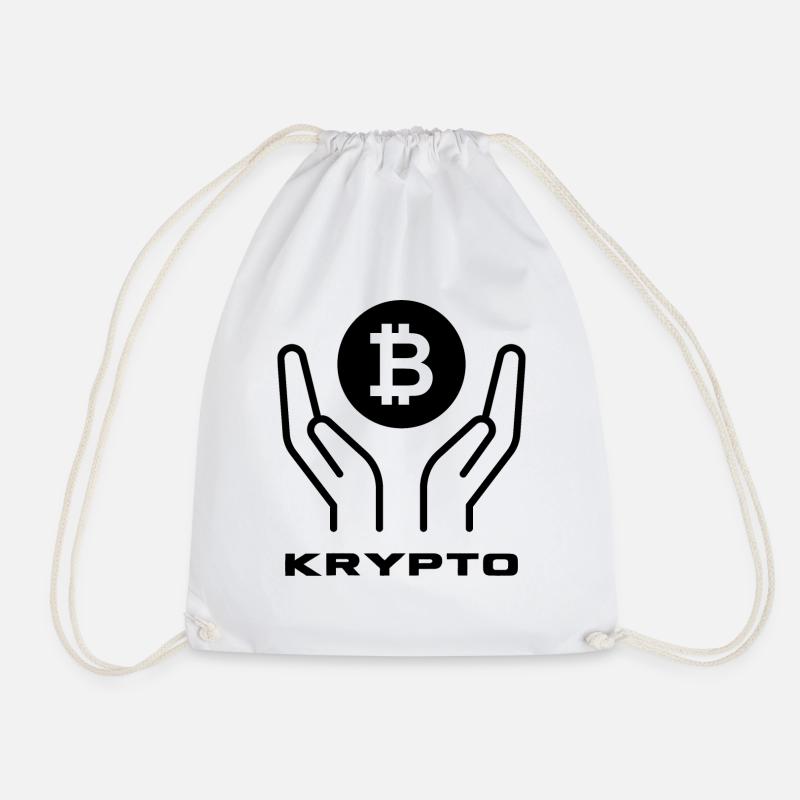 Krypto - Turnbeutel - Weiß