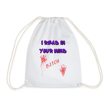 , je lis dans tes pensées - Sac de sport léger - blanc - Devant