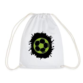 splatter fußball - Turnbeutel - Weiß - Vorne