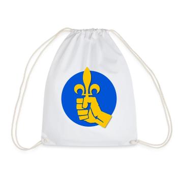Poing Lys - Sac de sport léger - blanc - Devant