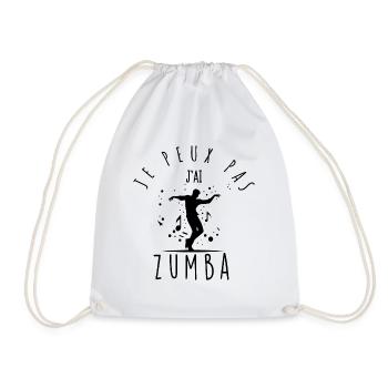 I can't, I danced. - Drawstring Bag - white - Front