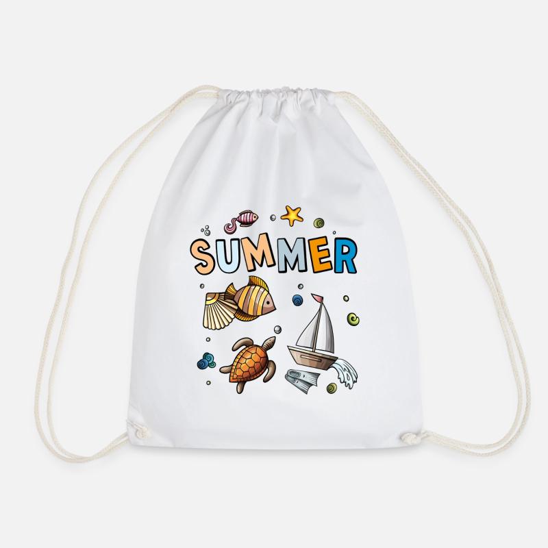 Summer Holiday - Turnbeutel - Weiß