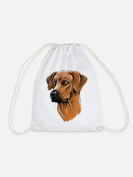 Rhodesian Ridgeback - Turnbeutel - Weiß