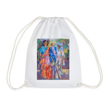 Per Stenius Painting - Drawstring Bag - white - Front