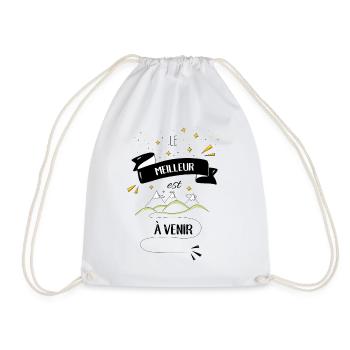 Le meilleur est à venir - Sac de sport léger - blanc - Devant