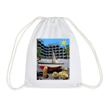EC Holidays I Travel I Gran Canaria I Boat I Espagne - Sac de sport léger - blanc - Devant