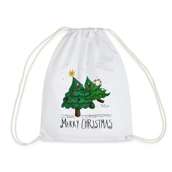 Arbre de Noël Amour Joyeux Noël - Sac de sport léger - blanc - Devant