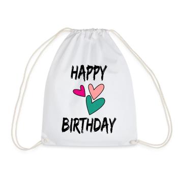 60. 60 ANS. 60e ANNIVERSAIRE. ANNIVERSAIRE 60 ANS. - Sac de sport léger - blanc - Devant