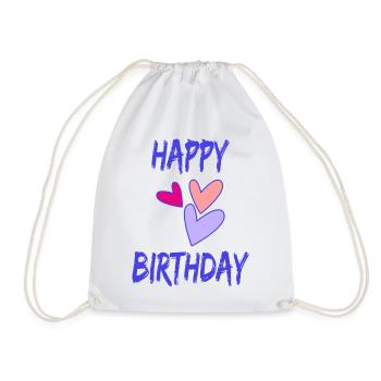 60. 60 ANS. 60e ANNIVERSAIRE. ANNIVERSAIRE 60 ANS. - Sac de sport léger - blanc - Devant