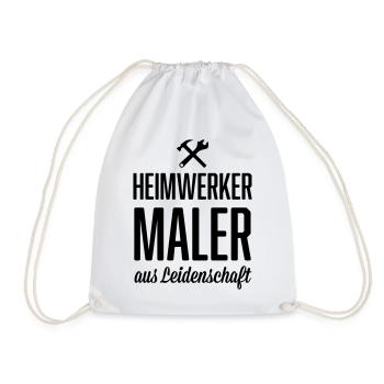 Heimwerker Maler - Turnbeutel - Weiß - Vorne