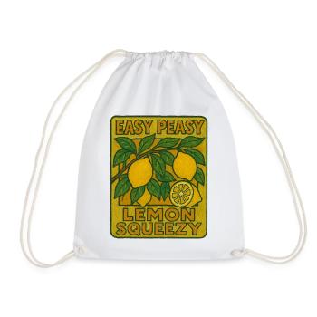 Presser un citron, c'est facile - Sac de sport léger - blanc - Devant