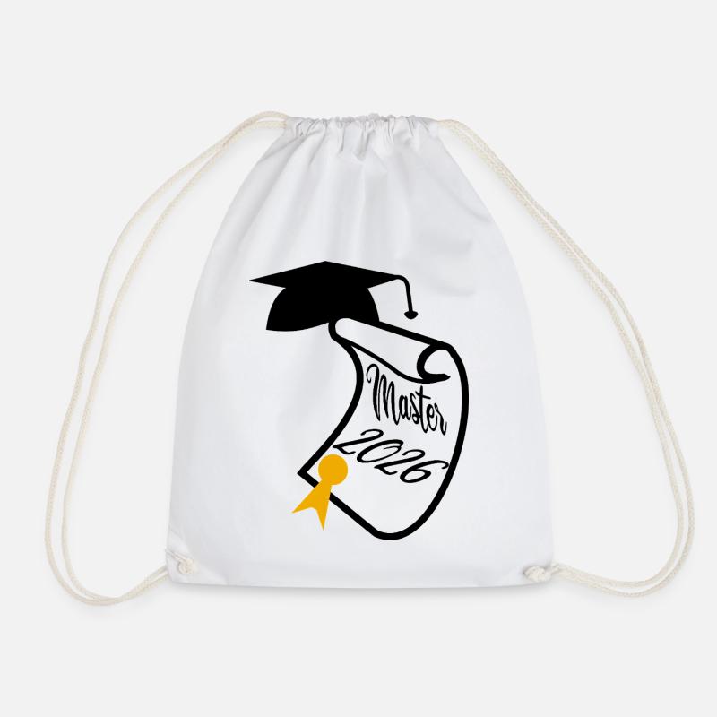Master 2026 - Drawstring Bag - white