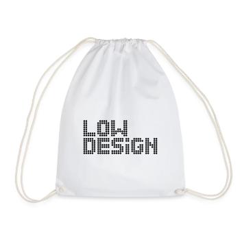 Low design dot - save the planet - Sac de sport léger - blanc - Devant