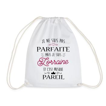 Lorraine Parfaite - Sac de sport léger - blanc - Devant