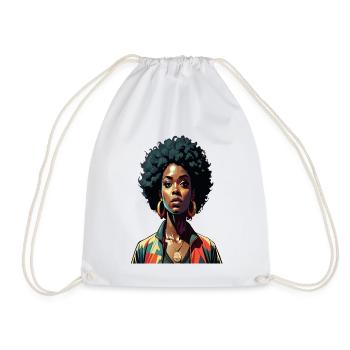 DC Design Old School W - Drawstring Bag - white - Front