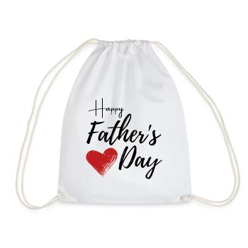 Happy Father’s Day - Sac de sport léger - blanc - Devant
