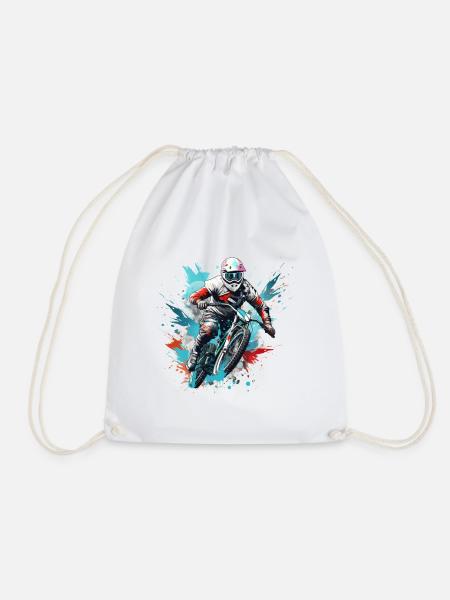 Rider de BMX - Sac de sport léger - blanc