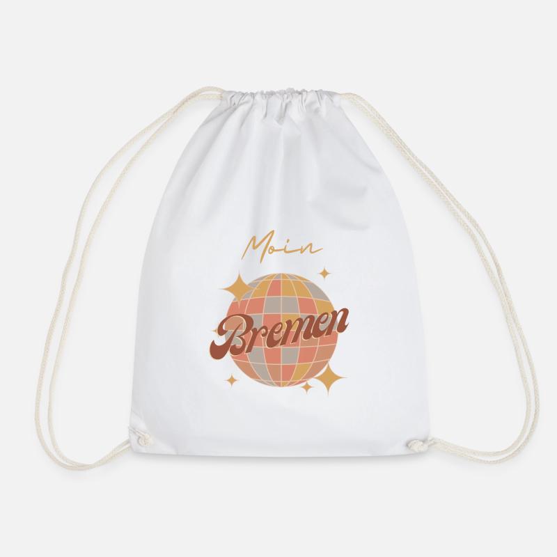 Hello Bremen - Drawstring Bag - white