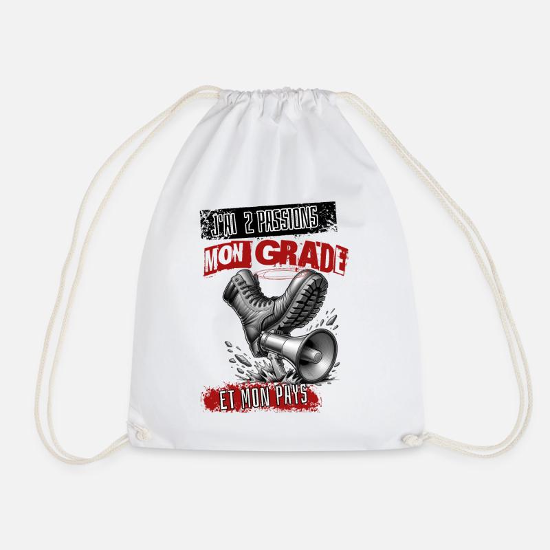 Grade and Country" for Enthusiasts - Drawstring Bag - white