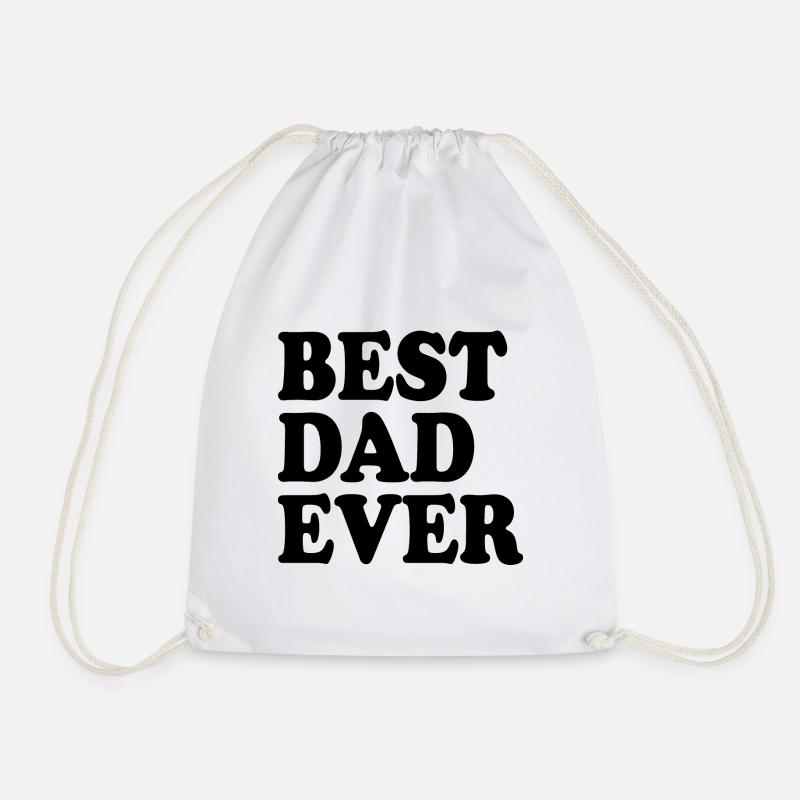 Best dad ever - Turnbeutel - Weiß
