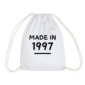Fabriqué en 1937 - Année de naissance / Anniversaire - Sac de sport léger - blanc - Devant