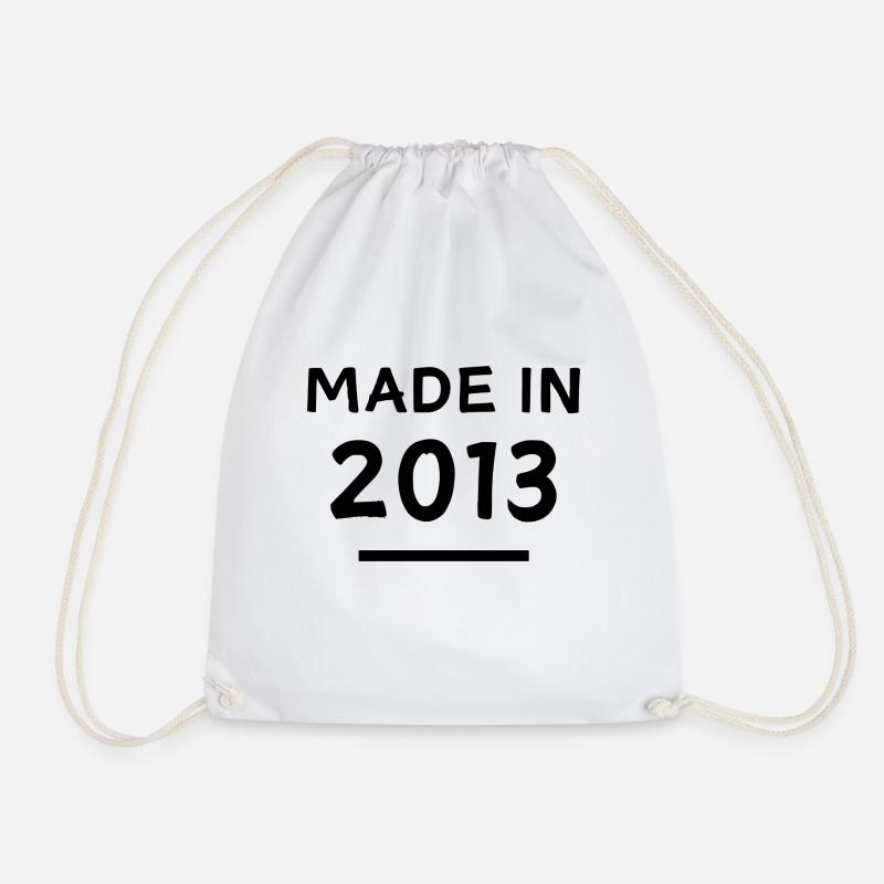 Fabriqué en 2013 - Année de naissance / Anniversaire - Sac de sport léger - blanc